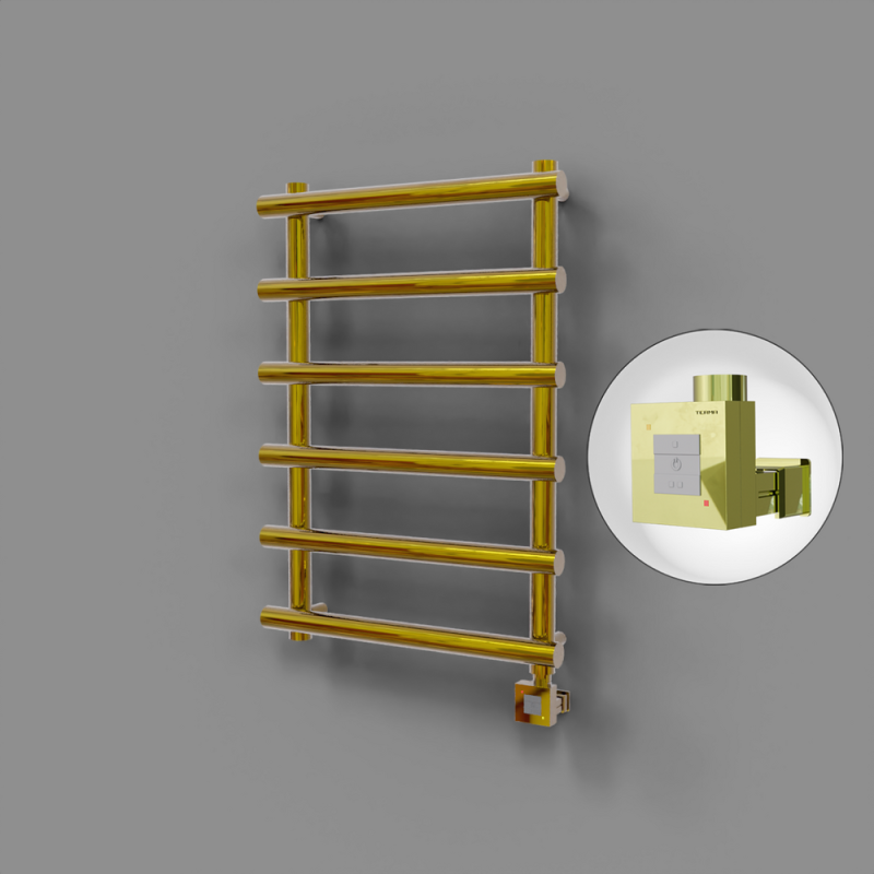 Amazon Dekoratif Elektrikli Havlupan 600x1150 Altın (KTX1 Termostat) 300W - 1AMA06001150K2PEB030