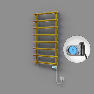 Radiva - Amazon Dekoratif Elektrikli Havlupan 600x1150 Altın (Musa Termostat) 300W (1)