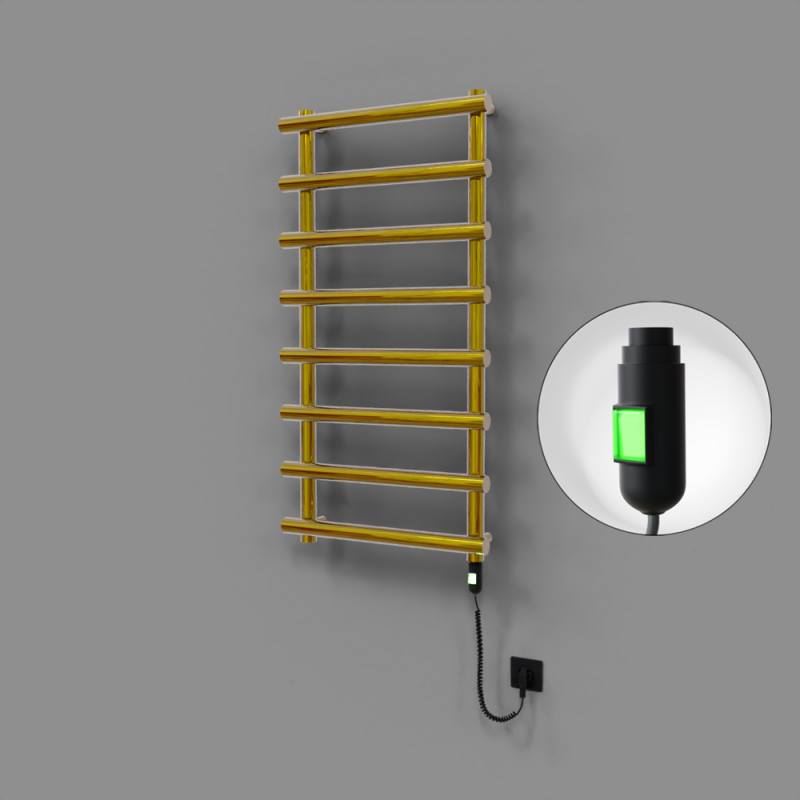 Amazon Dekoratif Elektrikli Havlupan 600x1150 Altın (On/Off Düğmeli) 300W - 1AMA06001150K2PE1030