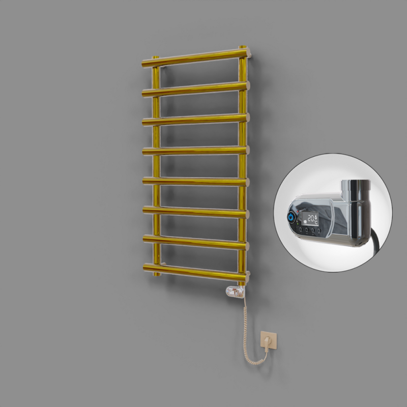 Amazon Dekoratif Elektrikli Havlupan 600x1150 Altın (Thesis Termostat) 300W - 1AMA06001150K2PE2030