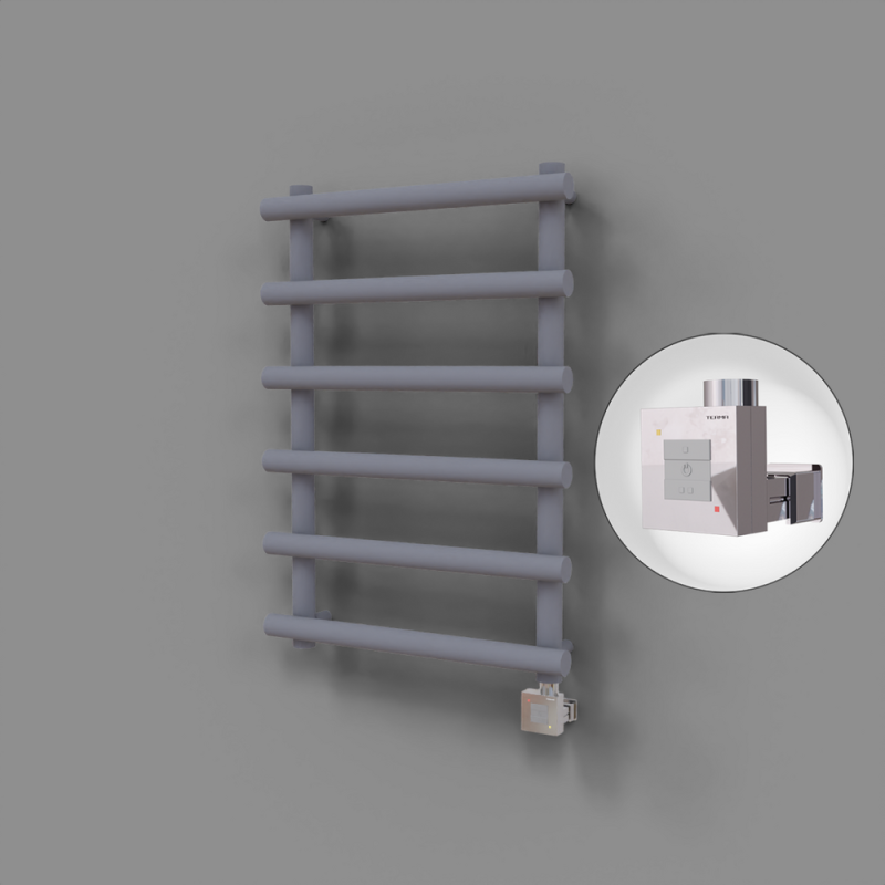 Amazon Dekoratif Elektrikli Havlupan 600x1150 Gri (KTX1 Termostat) 600W - 1AMA06001150B4TEB060