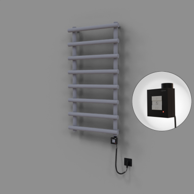 Radiva - Amazon Dekoratif Elektrikli Havlupan 600x1150 Gri (KTX1 Termostat) 600W Spiral Kablolu