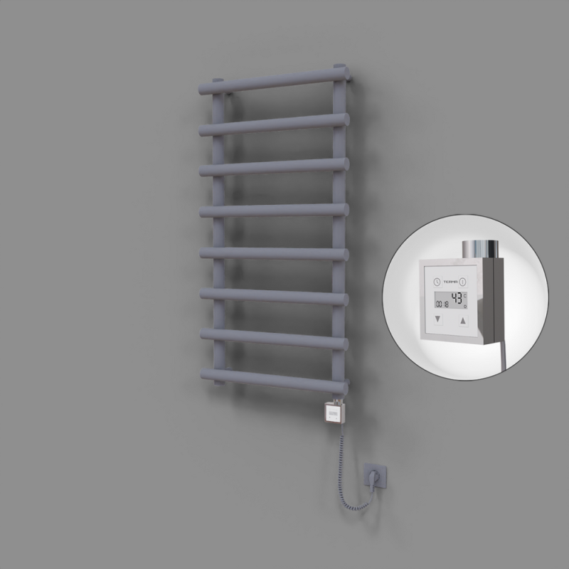 Amazon Dekoratif Elektrikli Havlupan 600x1150 Gri (KTX3 Termostat) 600W Spiral Kablolu - 1AMA06001150B4TE7060-K