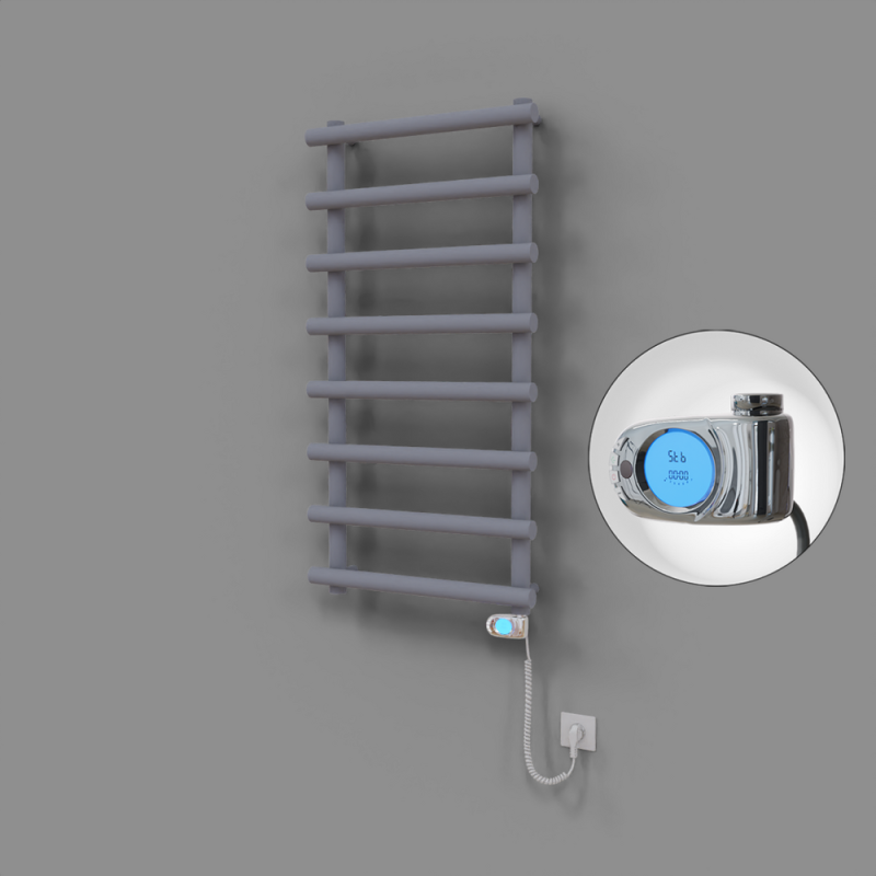 Amazon Dekoratif Elektrikli Havlupan 600x1150 Gri (Musa Termostat) 600W - 1AMA06001150B4TE3060