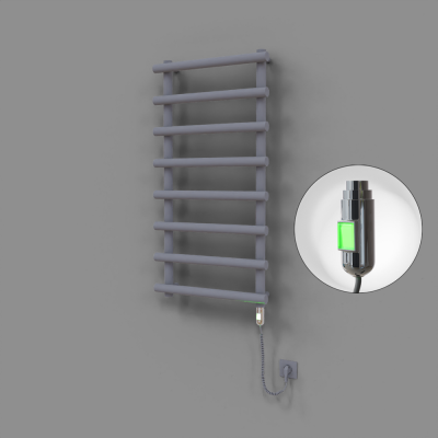 Radiva - Amazon Dekoratif Elektrikli Havlupan 600x1150 Gri (On/Off Düğmeli) 600W