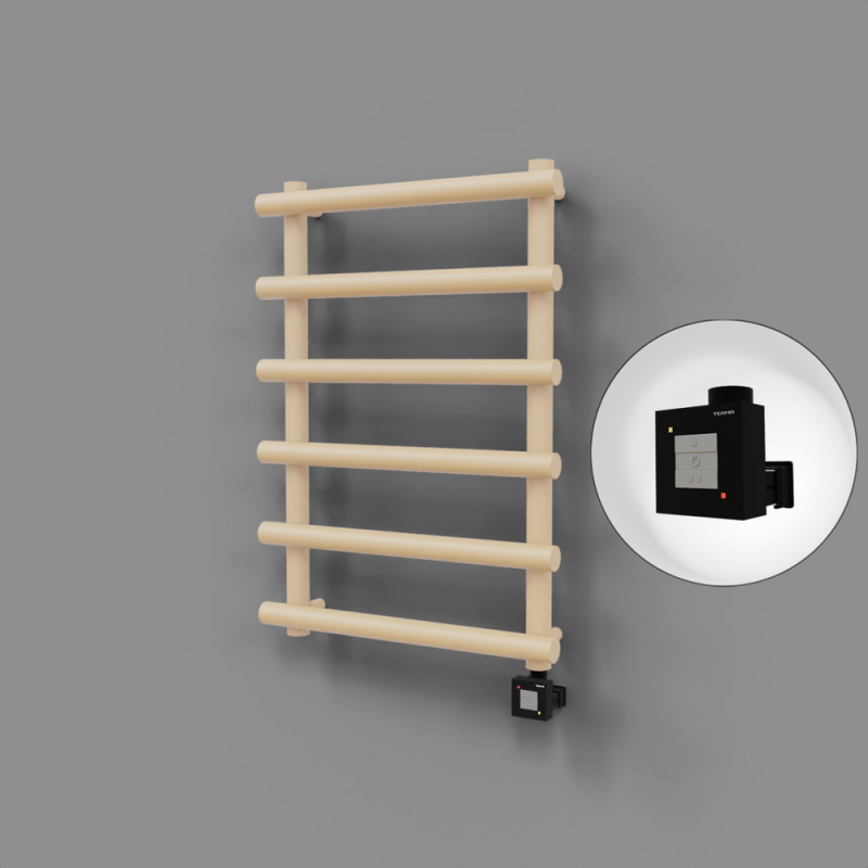 Amazon Dekoratif Elektrikli Havlupan 600x1150 Kapuçino (KTX1 Termostat) 600W - 1AMA06001150BKTEB060