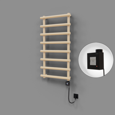 Radiva - Amazon Dekoratif Elektrikli Havlupan 600x1150 Kapuçino (KTX1 Termostat) 600W Spiral Kablolu (1)