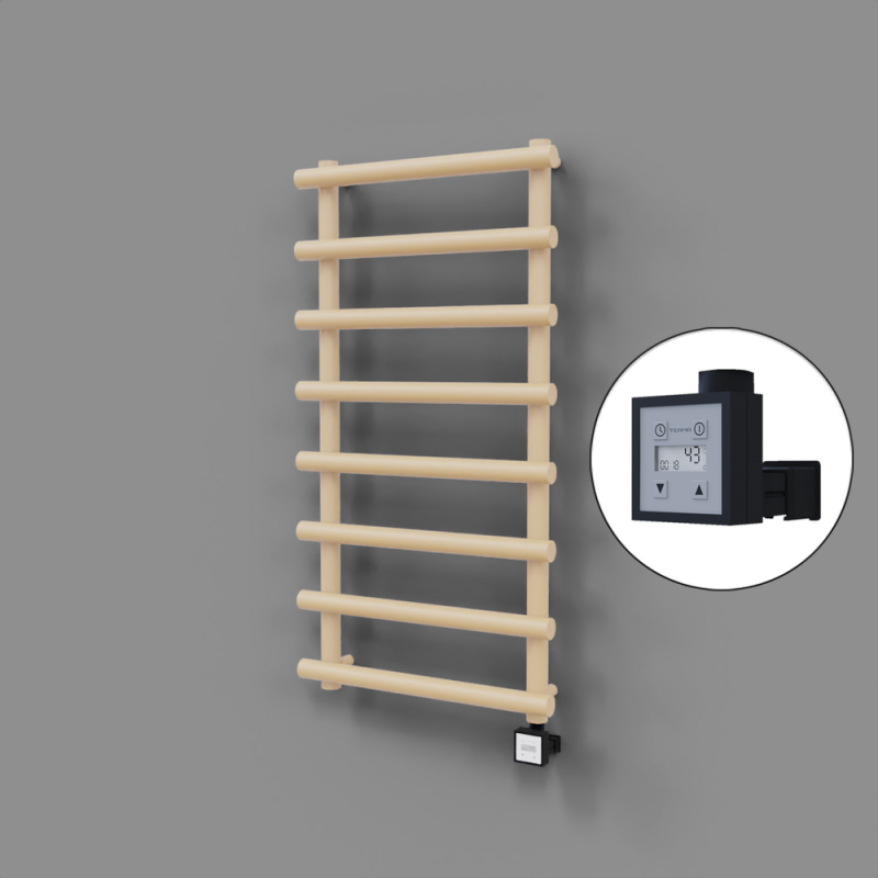 Amazon Dekoratif Elektrikli Havlupan 600x1150 Kapuçino (KTX3 Termostat) 600W - 1AMA06001150BKTE7060