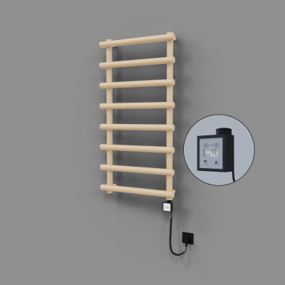 Radiva - Amazon Dekoratif Elektrikli Havlupan 600x1150 Kapuçino (KTX3 Termostat) 600W Spiral Kablolu (1)