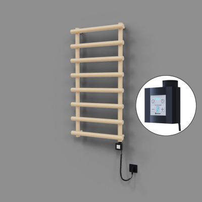 Radiva - Amazon Dekoratif Elektrikli Havlupan 600x1150 Kapuçino (KTX4 Termostat) 600W Spiral Kablolu (1)