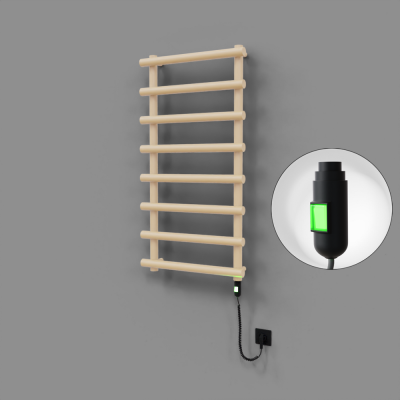 Radiva - Amazon Dekoratif Elektrikli Havlupan 600x1150 Kapuçino (On/Off Düğmeli) 600W (1)