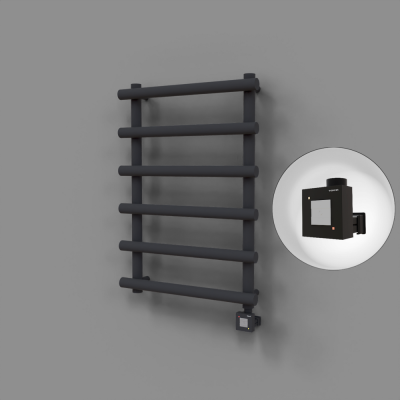 Radiva - Amazon Dekoratif Elektrikli Havlupan 600x1150 Koyu Antrasit (KTX1 Termostat) 600W (1)