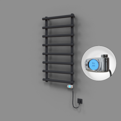 Radiva - Amazon Dekoratif Elektrikli Havlupan 600x1150 Koyu Antrasit (Musa Termostat) 600W (1)