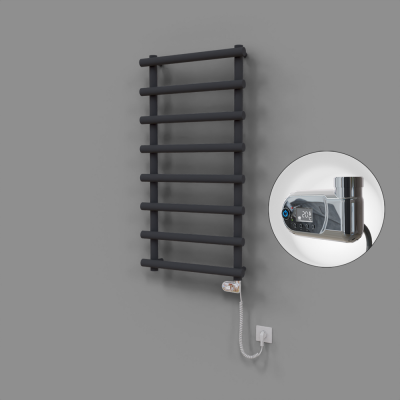 Radiva - Amazon Dekoratif Elektrikli Havlupan 600x1150 Koyu Antrasit (Thesis Termostat) 600W (1)