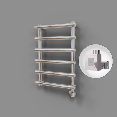 Radiva - Amazon Dekoratif Elektrikli Havlupan 600x1150 Krom (KTX1 Termostat) 300W (1)