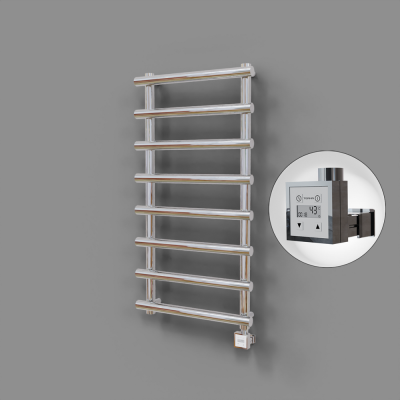 Radiva - Amazon Dekoratif Elektrikli Havlupan 600x1150 Krom (KTX3 Termostat) 300W (1)