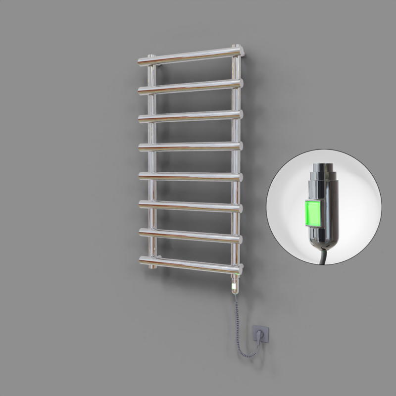 Amazon Dekoratif Elektrikli Havlupan 600x1150 Krom (On/Off Düğmeli) 300W - 1AMA06001150K1PE1030