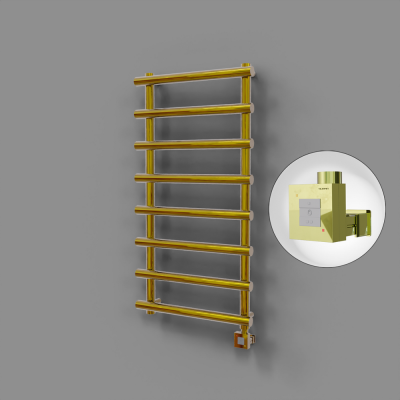 Radiva - Amazon Dekoratif Elektrikli Havlupan 600x1750 Altın (KTX1 Termostat) 600W (1)