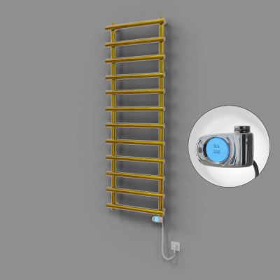 Radiva - Amazon Dekoratif Elektrikli Havlupan 600x1750 Altın (Musa Termostat) 600W