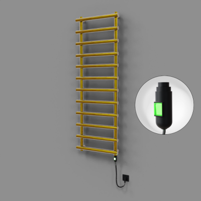 Radiva - Amazon Dekoratif Elektrikli Havlupan 600x1750 Altın (On/Off Düğmeli) 600W (1)