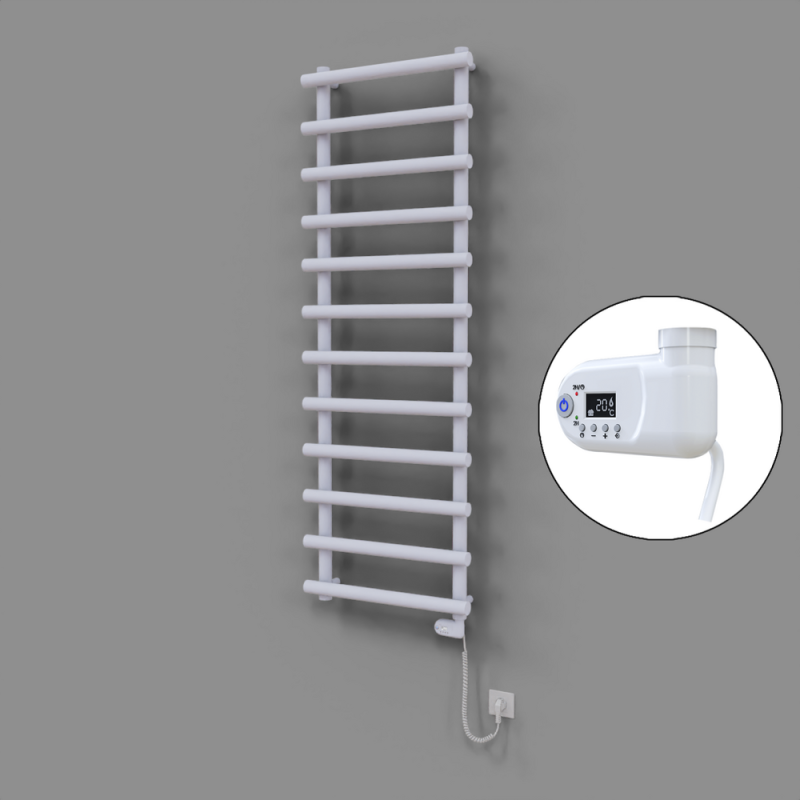 Amazon Dekoratif Elektrikli Havlupan 600x1750 Beyaz (Thesis Termostat) 900W - 1AMA06001750B1TE2090