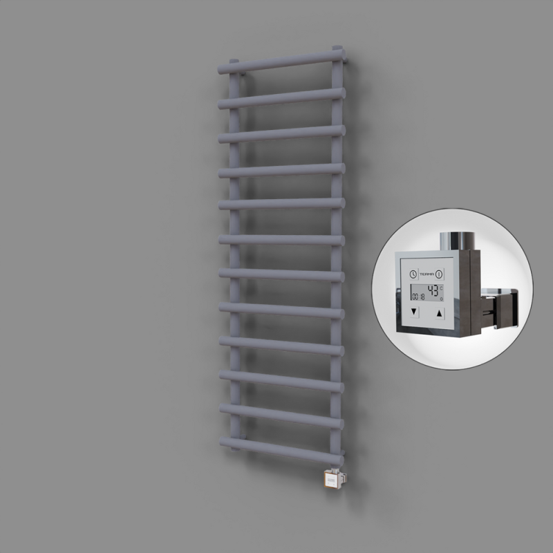 Amazon Dekoratif Elektrikli Havlupan 600x1750 Gri (KTX3 Termostat) 1000W - 1AMA06001750B4TE7100