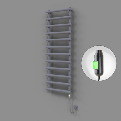 Radiva - Amazon Dekoratif Elektrikli Havlupan 600x1750 Gri (On/Off Düğmeli) 900W