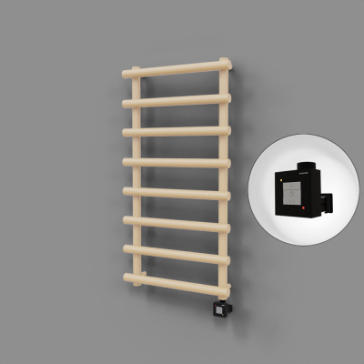 Radiva - Amazon Dekoratif Elektrikli Havlupan 600x1750 Kapuçino (KTX1 Termostat) 1000W