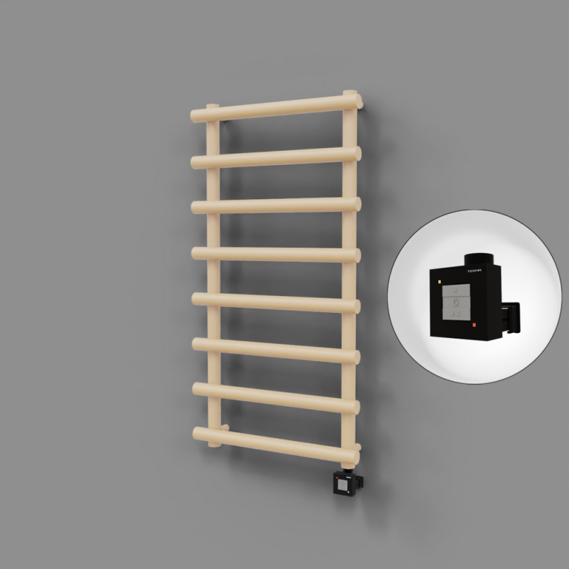 Amazon Dekoratif Elektrikli Havlupan 600x1750 Kapuçino (KTX1 Termostat) 1000W - 1AMA06001750BKTEB100