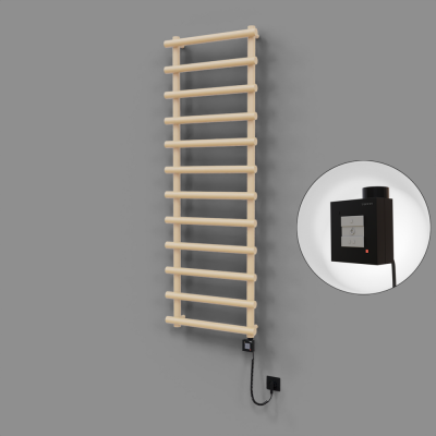 Radiva - Amazon Dekoratif Elektrikli Havlupan 600x1750 Kapuçino (KTX1 Termostat) 1000W Spiral Kablolu (1)