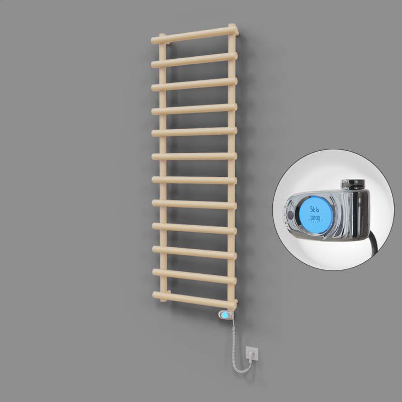 Amazon Dekoratif Elektrikli Havlupan 600x1750 Kapuçino (Musa Termostat) 900W - 1AMA06001750BKTE3090