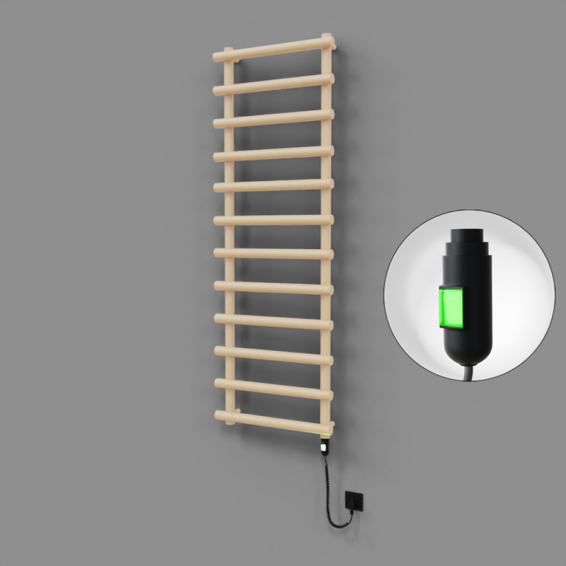 Amazon Dekoratif Elektrikli Havlupan 600x1750 Kapuçino (On/Off Düğmeli) 900W - 1AMA06001750BKTE1090