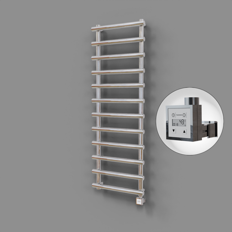 Amazon Dekoratif Elektrikli Havlupan 600x1750 Krom (KTX3 Termostat) 600W - 1AMA06001750K1PE7060