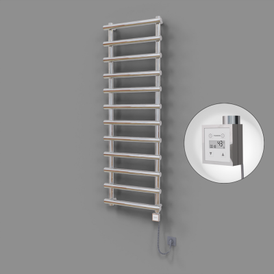 Radiva - Amazon Dekoratif Elektrikli Havlupan 600x1750 Krom (KTX3 Termostat) 600W Spiral Kablolu (1)