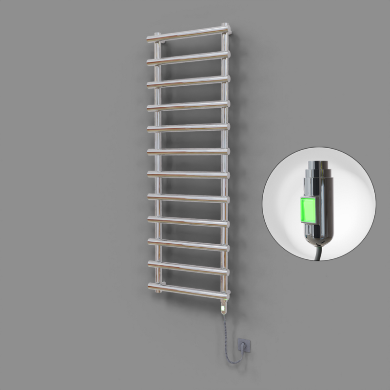 Amazon Dekoratif Elektrikli Havlupan 600x1750 Krom (On/Off Düğmeli) 600W - 1AMA06001750K1PE1060