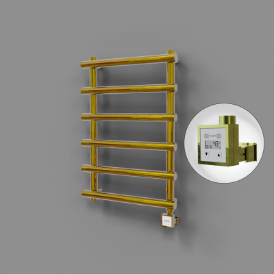 Radiva - Amazon Dekoratif Elektrikli Havlupan 600x850 Altın (KTX3 Termostat) 200W (1)