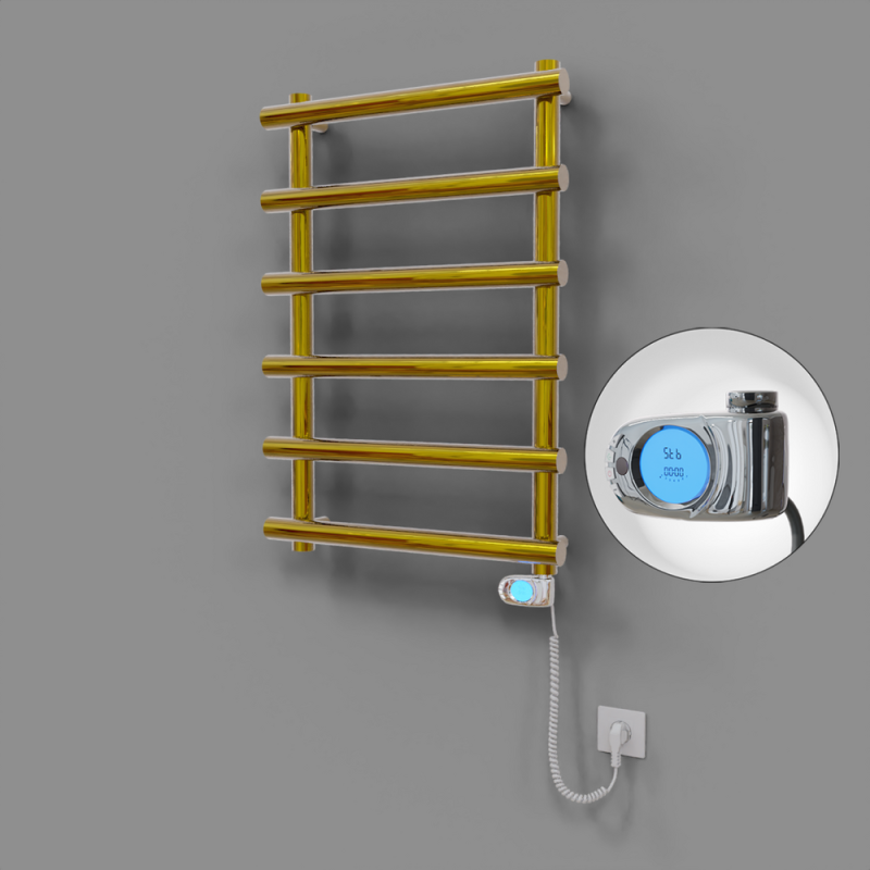 Amazon Dekoratif Elektrikli Havlupan 600x850 Altın (Musa Termostat) 200W - 1AMA06000850K2PE3020