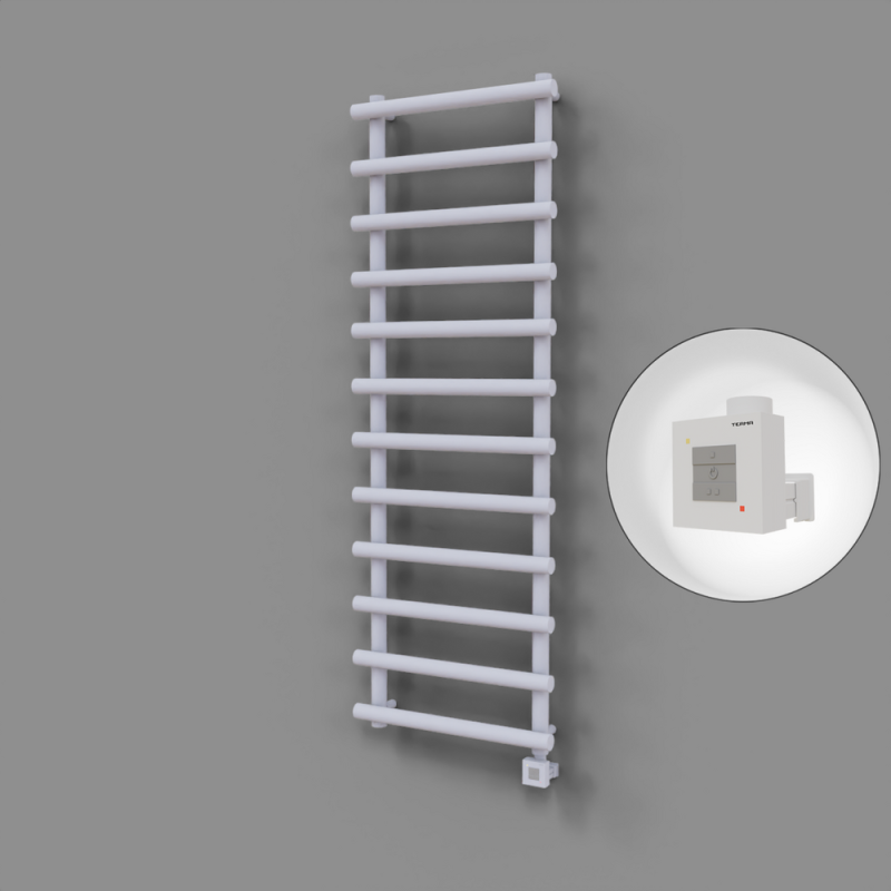 Amazon Dekoratif Elektrikli Havlupan 600x850 Beyaz (KTX1 Termostat) 300W - 1AMA06000850B1TEB030