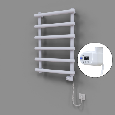 Radiva - Amazon Dekoratif Elektrikli Havlupan 600x850 Beyaz (Thesis Termostat) 300W