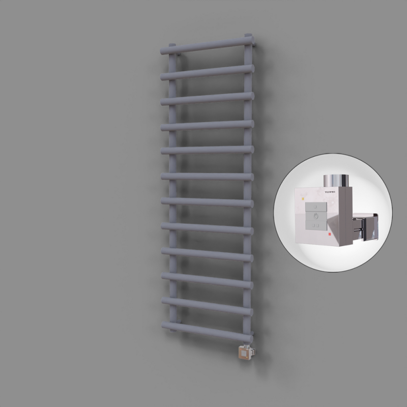 Amazon Dekoratif Elektrikli Havlupan 600x850 Gri (KTX1 Termostat) 300W - 1AMA06000850B4TEB030