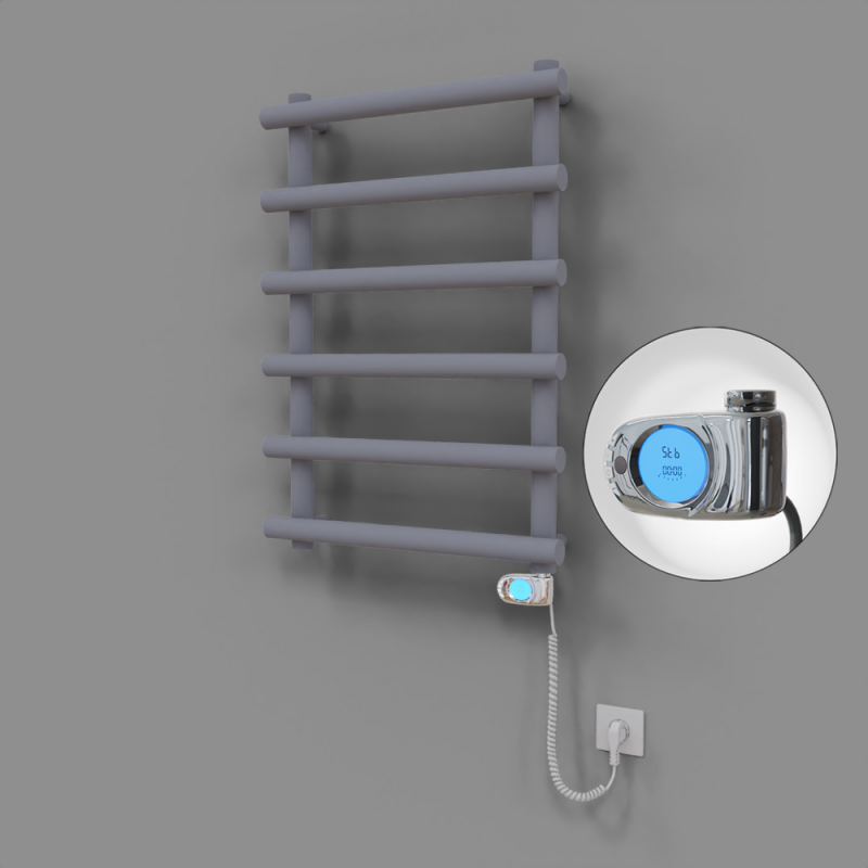 Amazon Dekoratif Elektrikli Havlupan 600x850 Gri (Musa Termostat) 300W - 1AMA06000850B4TE3030