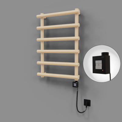 Radiva - Amazon Dekoratif Elektrikli Havlupan 600x850 Kapuçino (KTX1 Termostat) 300W Spiral Kablolu