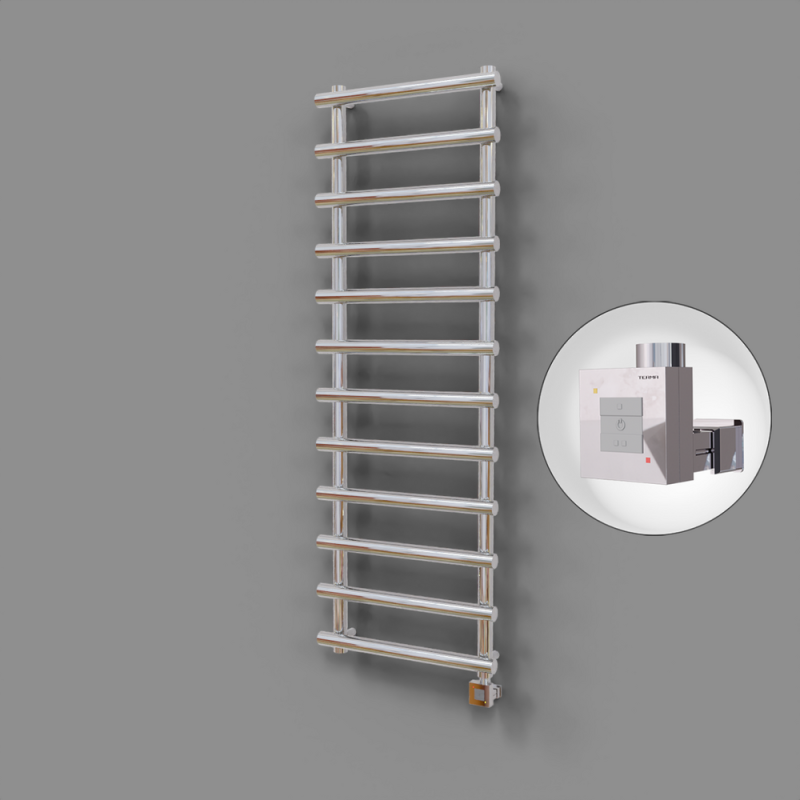 Amazon Dekoratif Elektrikli Havlupan 600x850 Krom (KTX1 Termostat) 200W - 1AMA06000850K1PEB020