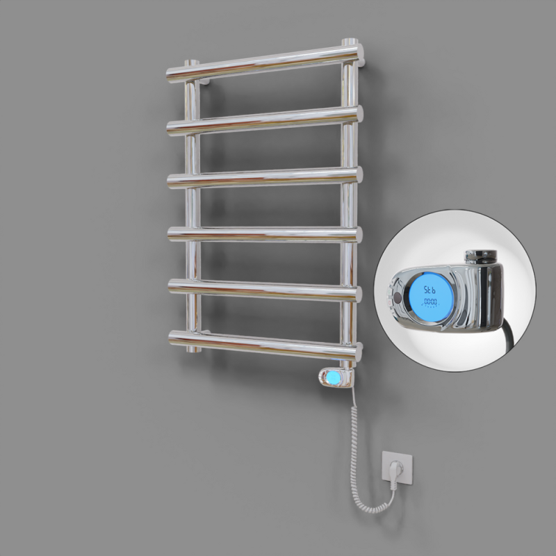 Amazon Dekoratif Elektrikli Havlupan 600x850 Krom (Musa Termostat) 200W - 1AMA06000850K1PE3020