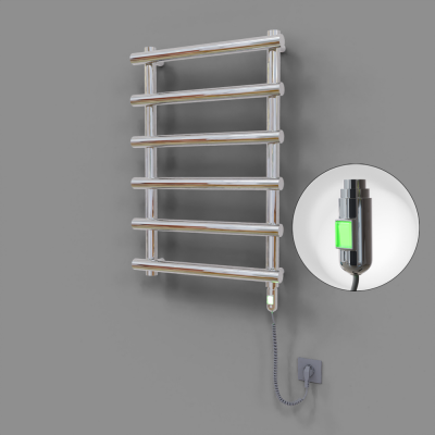 Radiva - Amazon Dekoratif Elektrikli Havlupan 600x850 Krom (On/Off Düğmeli) 200W