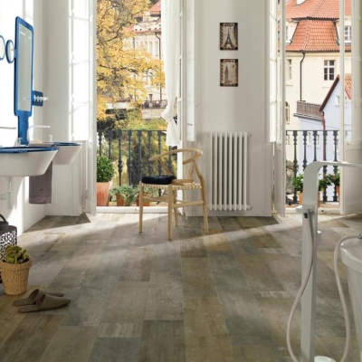 PORCELANOSA - Porcelanosa Parke Seramik Amsterdam Gris 14,3 x 90 cm