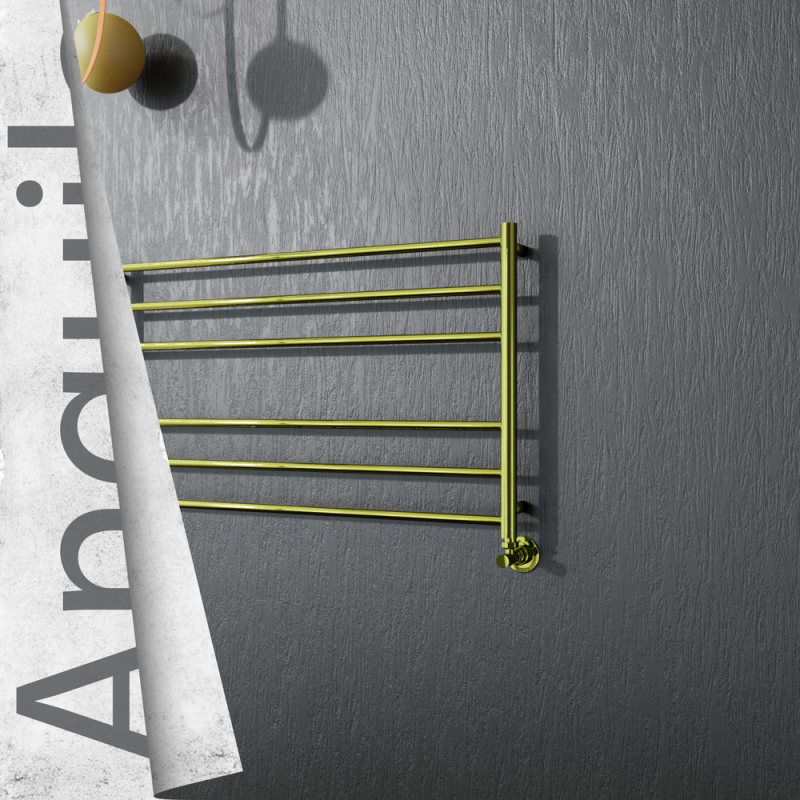 ANGUILA Paslanmaz Çelik Havlupan 1000x590 Altın - 1ANG10000590K2PS