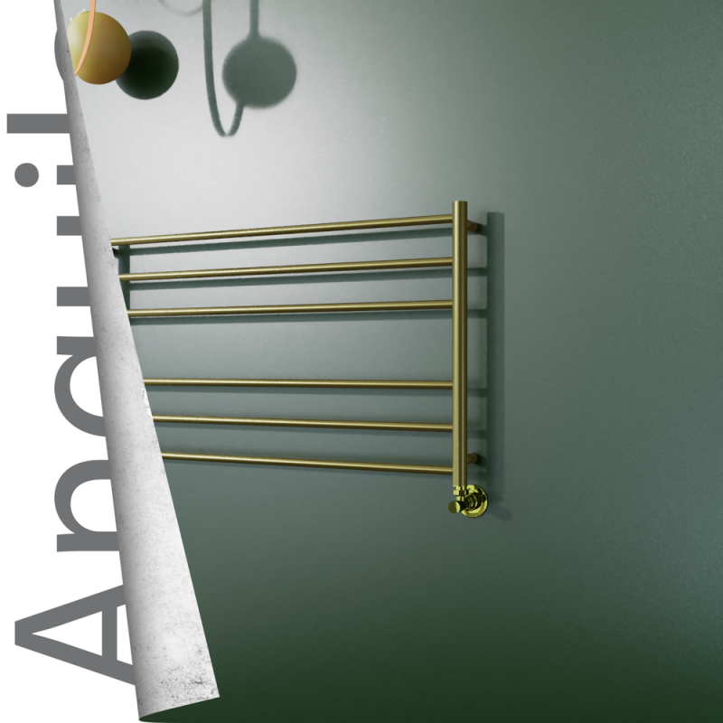 ANGUILA Paslanmaz Çelik Havlupan 1000x590 Satine Altın - 1ANG10000590K2SS