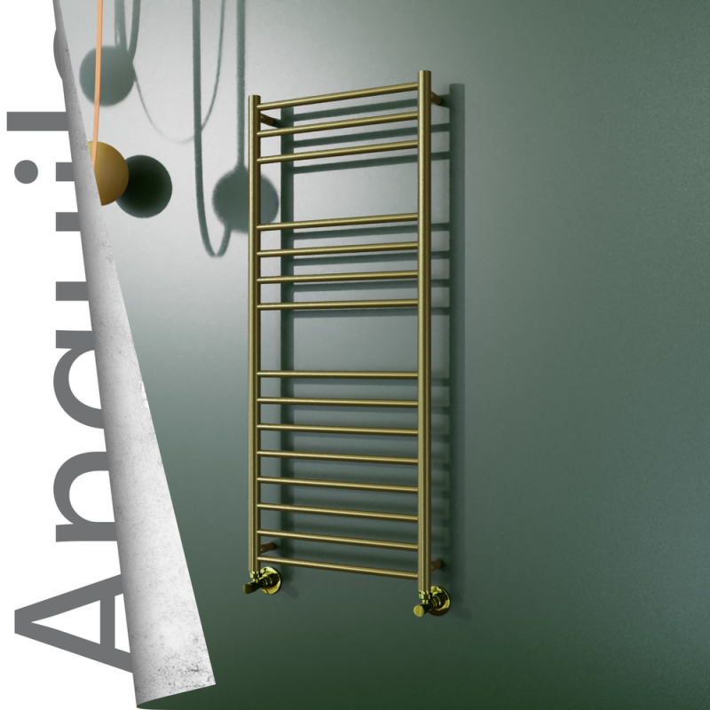 ANGUILA Paslanmaz Çelik Havlupan 500x1210 Satine Altın - 1ANG05001210K2SS