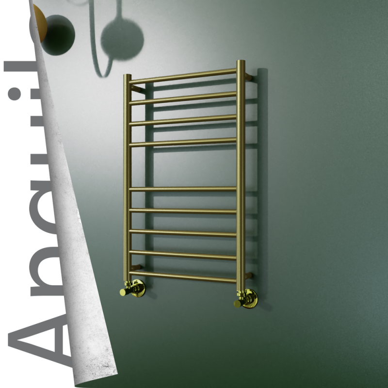 ANGUILA Paslanmaz Çelik Havlupan 500x790 Satine Altın - 1ANG05000790K2SS